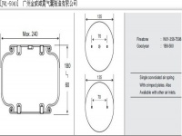 JW1-5040工业设备橡胶空气弹簧/气囊/空气垫/缓冲减振垫W01-358-7592/W01-358-7752/W01-358-7751Air spring/1B580/W01-358-7598/1B8-580