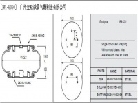 JW1-5060工业设备橡胶空气弹簧/气囊/空气垫/缓冲减振垫/Air spring皮囊号1B202 皮囊型号1E9X5 1B9-201 1B9-204 1B9-205 1B9-207 1B9-208 578-91-3-201