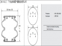 JW2-5211/对应FD120-17/改装皮卡工业设备橡胶空气弹簧/气囊/空气垫/缓冲减振垫/Air spring/W01-358-3400/2B7-540/2B5211