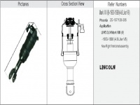 减震气囊 / 空气弹簧 / Air spring / JW1C2301 2C-107/120-305 LINCOLN