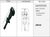 减震气囊 / 空气弹簧 / Air spring / JW1C2304 2C-97/124-200 LINCOLN