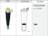 减震气囊 / 空气弹簧 / Air spring / JW1C3580 JW1C3581 3V2Z-5580-BA W05-372-2077 3U2Z-5580-AA