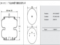 JW2-5271空气弹簧/气囊减振/Air spring shock absorbers/578-92-3-206 W01-681-6830 704185-01