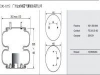 JW2-5275空气弹簧/气囊减振/Air spring shock absorbers