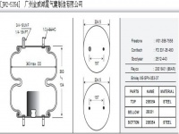 JW2-5354空气弹簧/气囊减振/Air spring shock absorbers