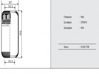 JW2709橡胶空气弹簧气囊 VOLVO Air spring 2709N 9522709 1039M 20573305 70321039 70321040 36305T 73305M 6610NP01 262437
