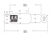 JW130+C液压减震器/筒式减振/避震器/洗衣机设备减震器