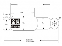 JW-350-20中集托架减震器 气囊桥减振器 富华桥避震器 BPW桥液压减震器 车桥筒式减震器 车桥托架阻尼器 BPW Fuhua middle set bracket vehicle bridge shock absorbers