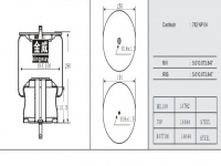 JW6010橡胶空气弹簧/气囊/Air spring shock absorbers/782NP04/5.010.073.847