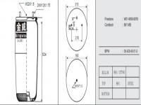 JW8978橡胶空气弹簧/气囊/Air spring shock absorbers/W01-M58-8978/881MB/05.429.40.01.0