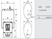 JW6104橡胶空气弹簧/气囊/Air spring shock absorbers/4390NP04/A9423200321