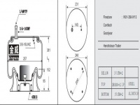 JW9113橡胶空气弹簧/气囊/Air spring shock absorbers/W01-358-9113/1R12-132