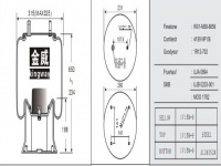 JW8859橡胶空气弹簧/气囊/Air spring shock absorbers/W01-M58-8859/4159NP06/1R12-702