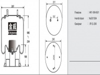JW9321橡胶空气弹簧/气囊/Air spring shock absorbers/W01-358-9321/501304/1R12-256/W01-358-9682/1T15M-11