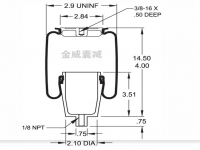 truck airspring American Truck air rubber spring for Kenworth 肯沃思美国卡车空气弹簧气囊 W02-358-7110 W023587110 W02-600-7110 W026007110 1S5-152 R81-1002 T2000