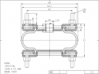 设备橡胶空气弹簧气囊法兰式单层气囊空气弹簧 Equipment air spring airbag M/31061 M31061 6X1 FS76-7 DS CR FS76-7DSCR W01-R58-4052 SP136