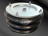 Industrial robot equipment air spring中心距232MM 安装螺丝M10 外径300-330MM 行程100-430MM 气孔G1/4 工业空气弹簧气囊定制生产厂家(用于自动化机械机器人设备起到缓冲减震效果) FT412-32 W01-R58-4062 3B12X3 R412020602 SP55300-3F03 SP55300-3F01-H 3AY-300-1C OEM 00881204