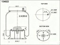 CONTITECH FIRESTONE GOODYEAR Air Spring Rolling Lobe 空气弹簧减震气囊 1R12-375 1T15MM9 85101155 1003589245C 39265P HT250UY 39265K 91019P435 9265 W013589265 W01-358-9265